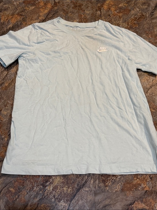 Nike Other - Youth boys size XL Nike Light Blue Short Sleeve Tee with White Logo
